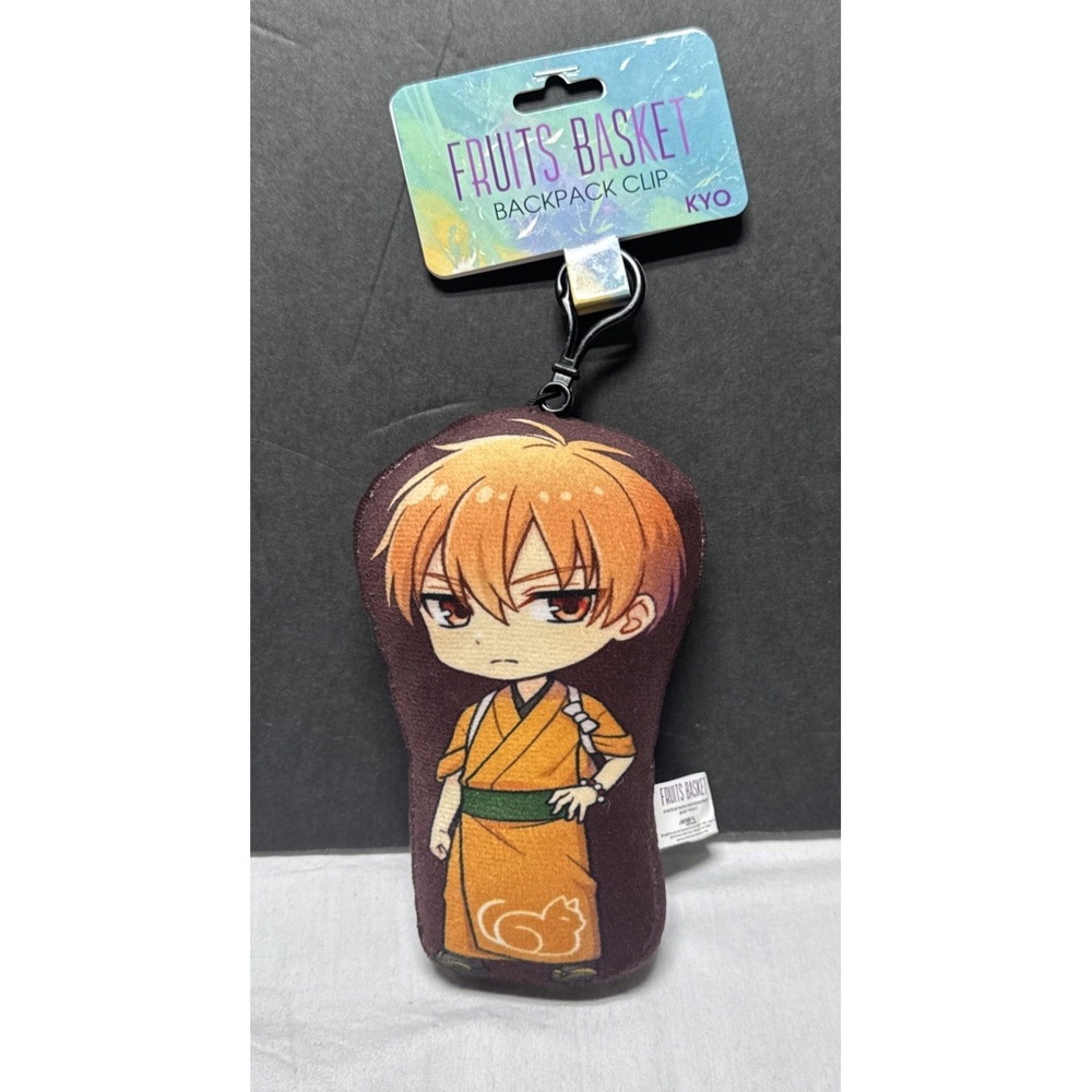 Fruits Basket Plush kyo backpack clip New with tags crunchy roll